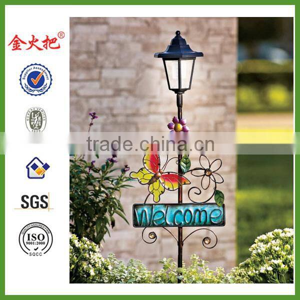 Wholesale Metal sunflower garden stake for decor