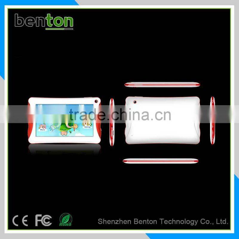 New product 7" Dual core Children Special Software Android educational tablet for kids
