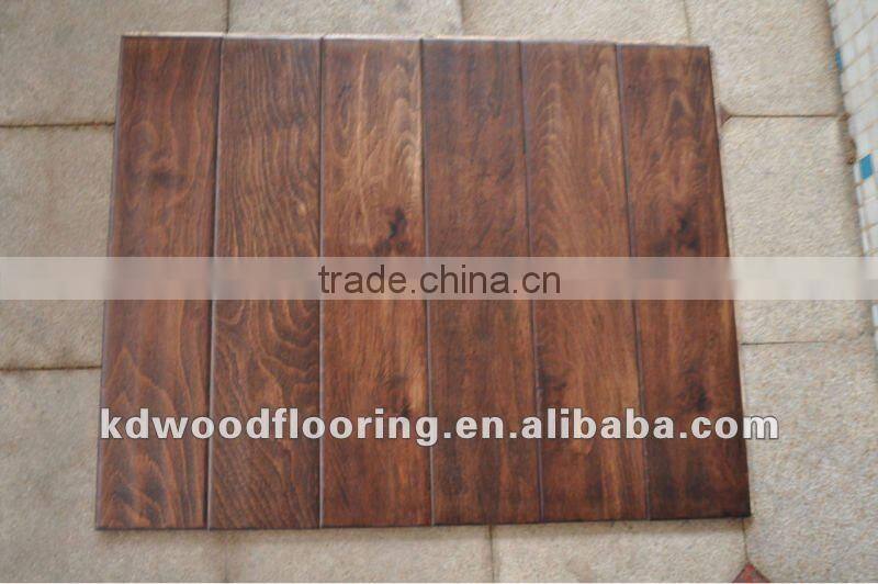 natural Handscraped Rustic engineered white beech flooring