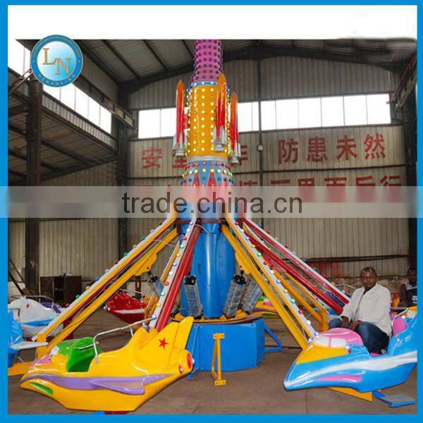 Outdoor playground machine kids airplane ride!!! Amusement park kids rotary ride airplane ride for sale
