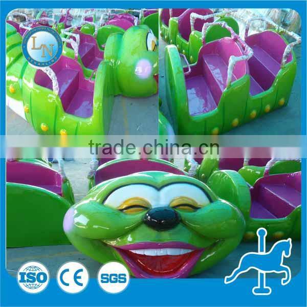Mini roller coaster ride!!! Amusement park outdoor ride worm roller coaster for sale