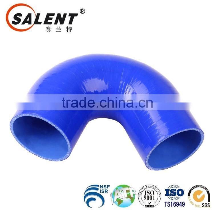 standard 76mm Blue flexible 135 degree silicone elbow hose rubber hose