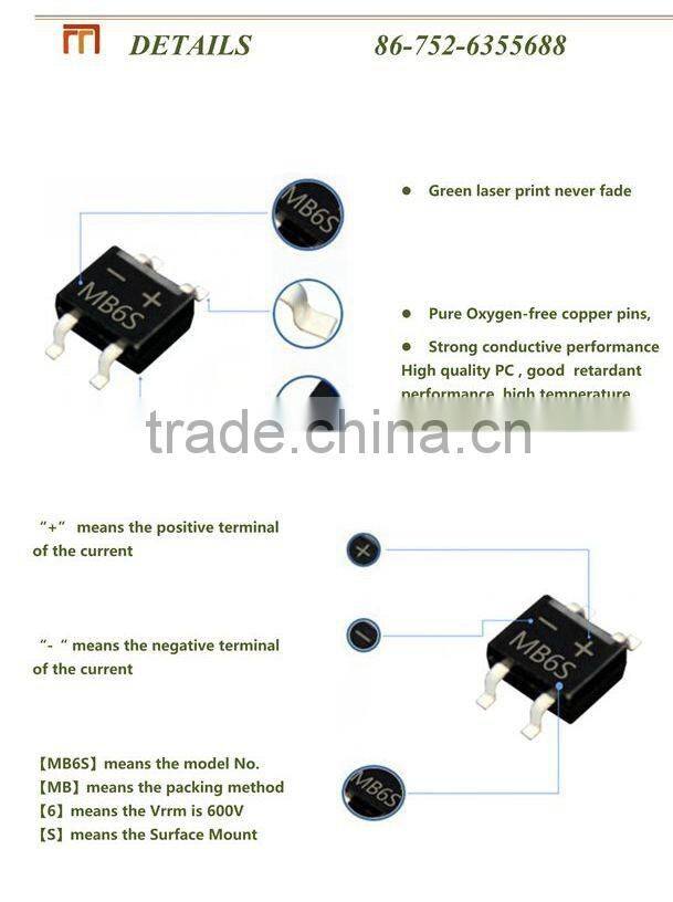 Regular Surface Mount Standard Rectifier 1.0A 1000V M7