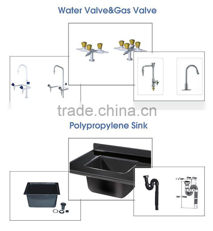 Deck Mounted Solid Brass 3 Way High Pressure Laboratory Faucet