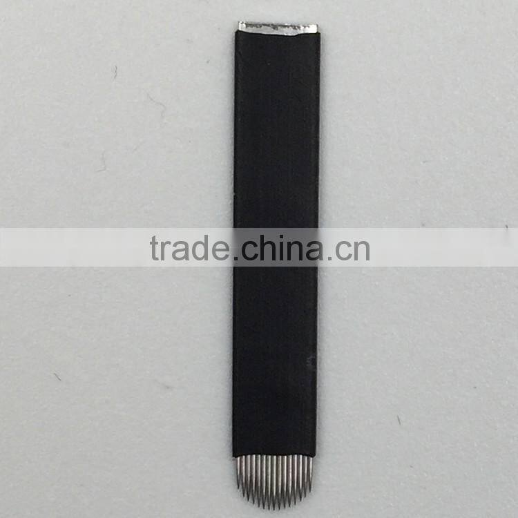 Eyebrow Cloning Microblading 15 pin U Shape Flex Blade OEM size Acceptable