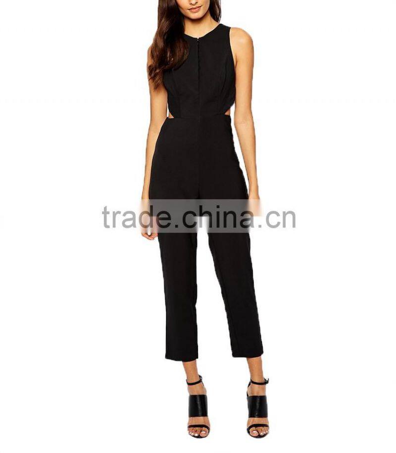 Sweetheart neckline good sewing special back long women jumpsuit