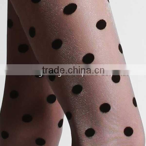 Manufacturer Lady Fashion Dot Pattern Sexy Tights