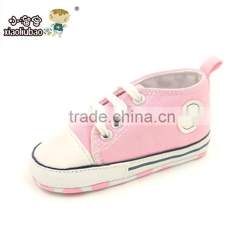 2016 hot sell comfortable canvas baby shoes for boys wholesale