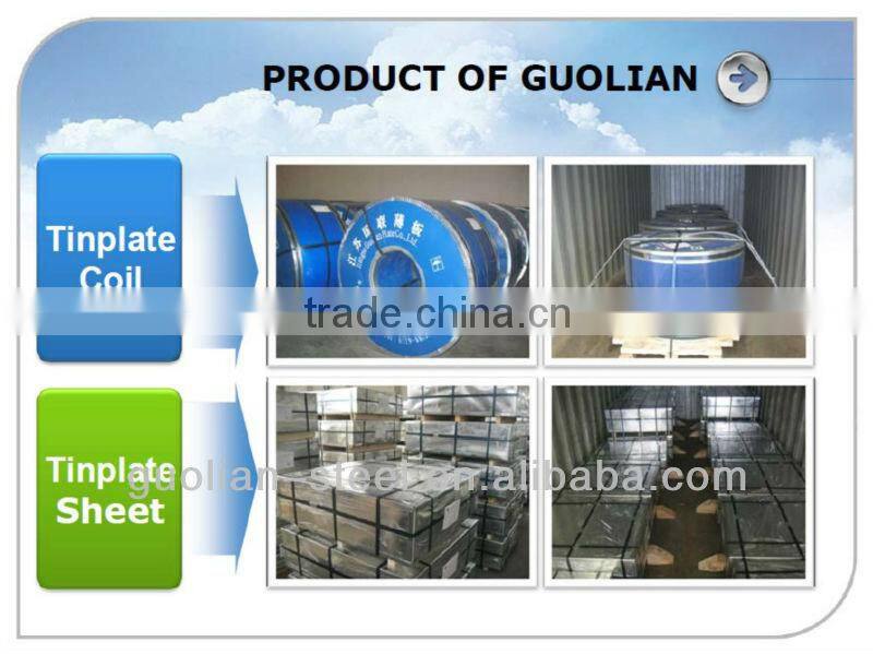 Tinplate and TFS for Tin can