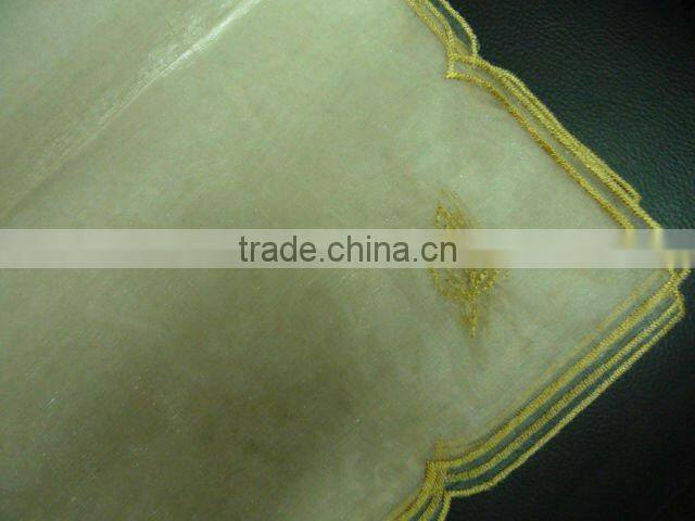 beaded embroidered table napkin