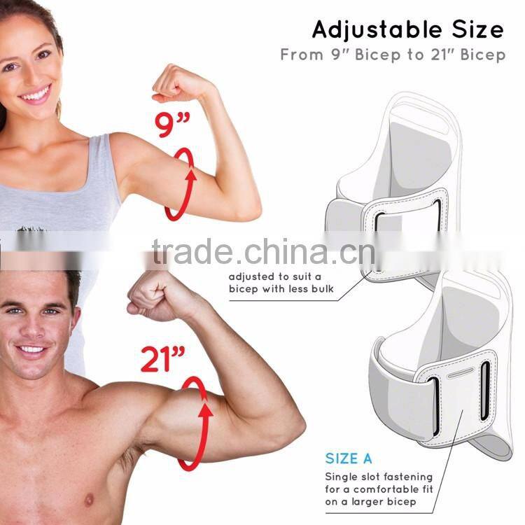 2016 New High Performance Unisex Outdoor Waterproof Anti Slip Sports Reflective Armband Case Cover Holder for iPhone