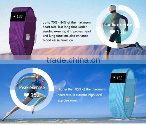 Fashion Heart Rate Monitor Smart Band Inteligente Pulse silicon wristband Sport Wristband OLED Display Smart Bracelet TW64 Plus