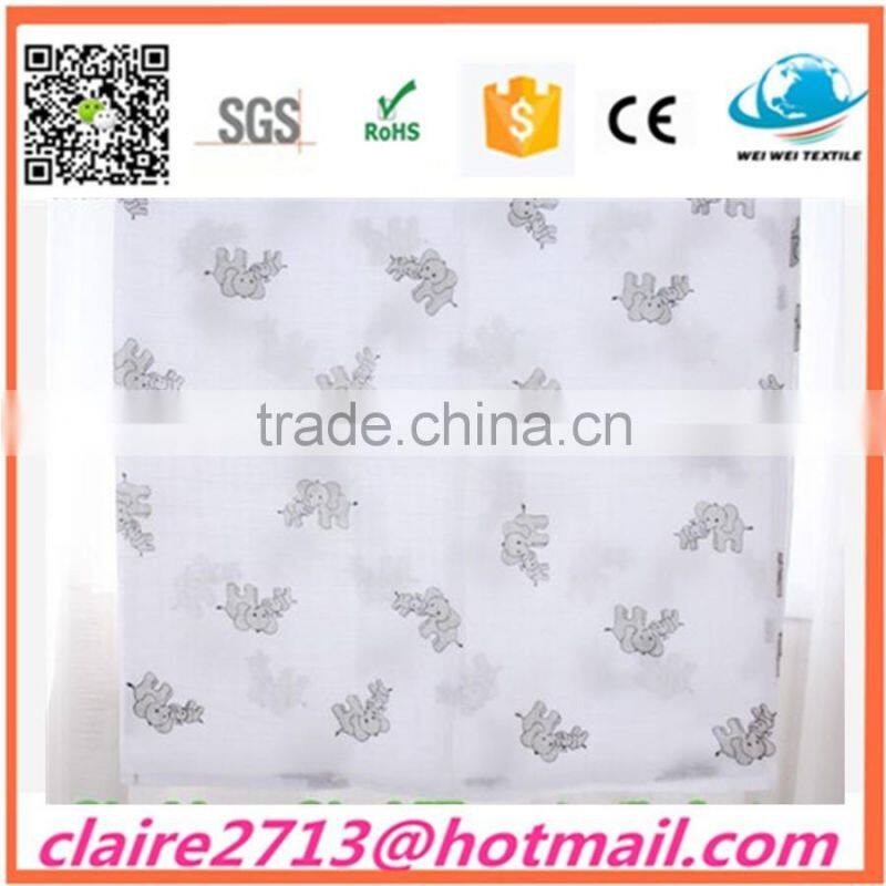 100% Bamboo Muslin Swaddle Blanket 47x47" Bamboo Baby Muslin Wrap By Trade Assurance