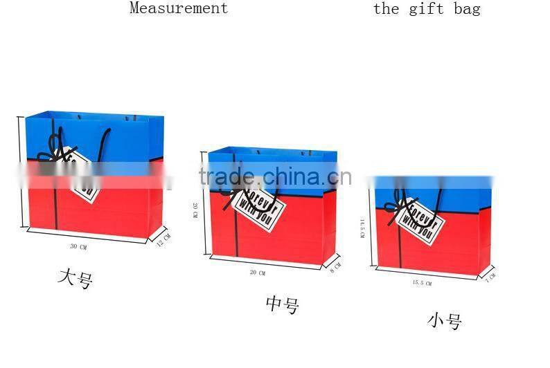 2016 New Design Shopping Paper Hand Bag/Whiteboard & Ivory Board Paper Bag With Handle