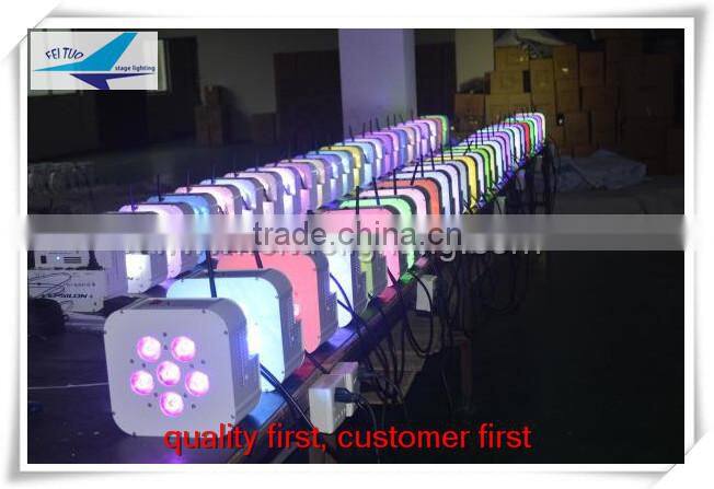 6x18w rgbwa uv wireless dmx small led uplights