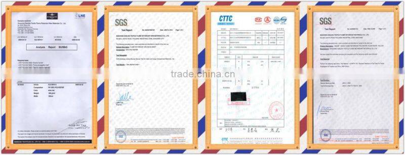 100% polyester permanent fire retardant fabric for curtain
