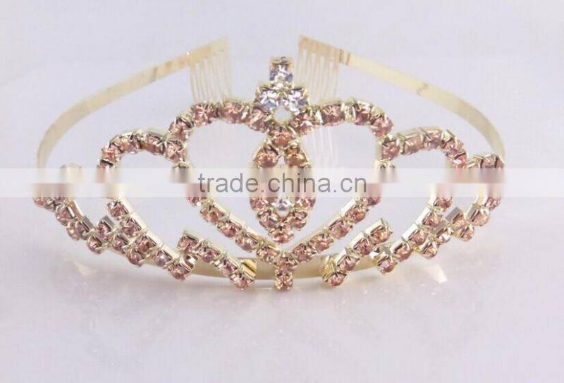Vintage wholesale rhinestone pageant crown