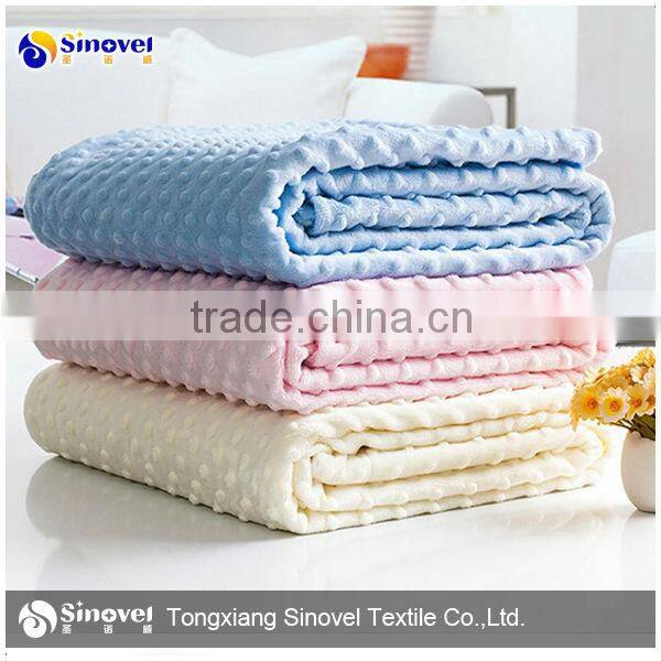 High Quality Super Soft Short Pile FauxFur Fabric with Dot