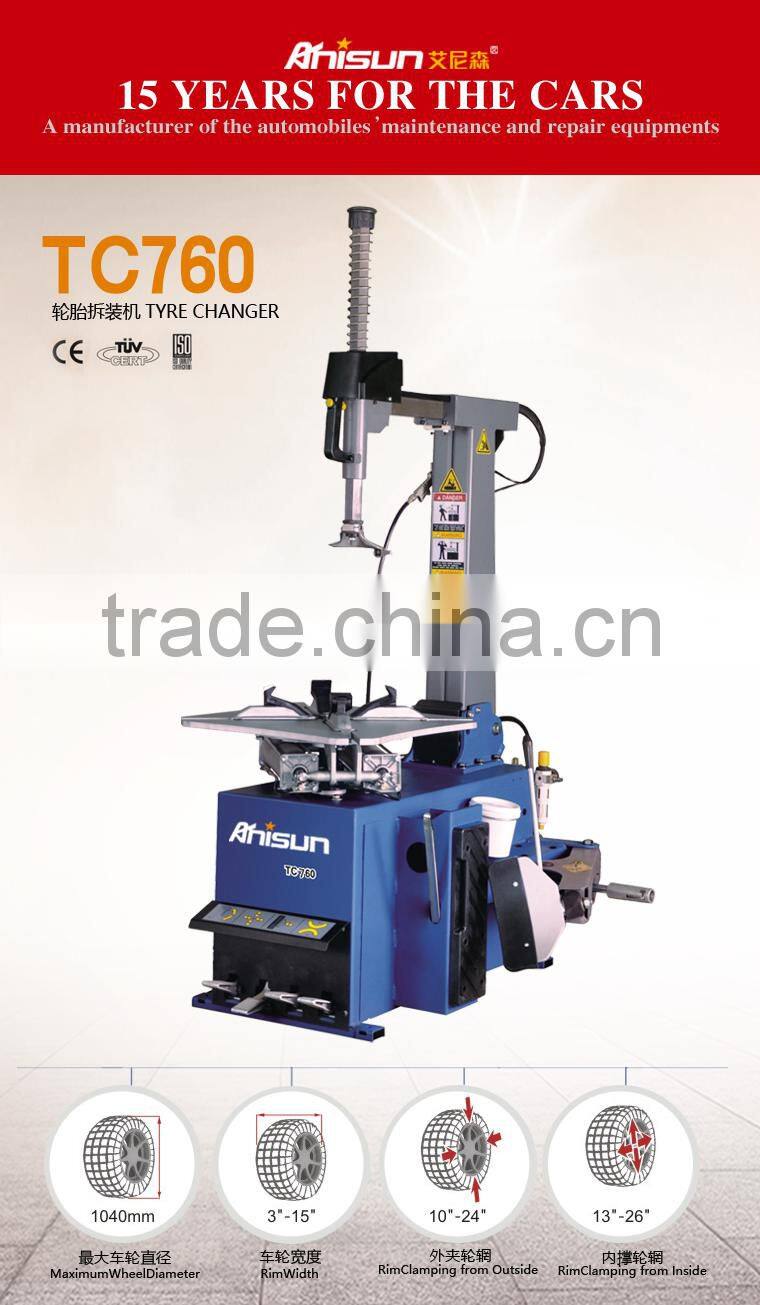high quality pneumatic tire changer machine tire removal machine 1040mm 3 years warranty time