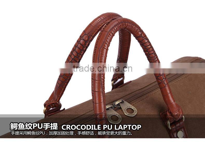 Feshion travel Bag, canvas leather bag ,luggage Bag, Messager Bag Tote