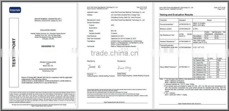 Hot sale Europe standard PE WPC material outdoor fencing and balcony railing designs