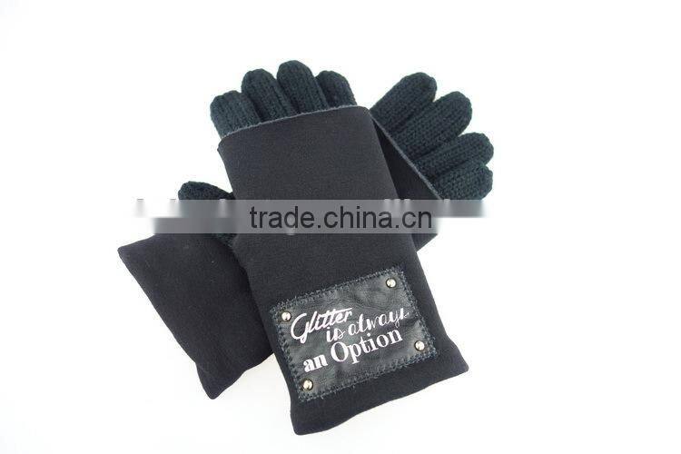 Good reputation professional trade assurance woolen knitted glove