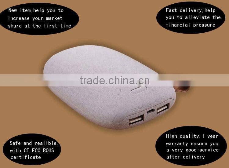 Hottest products in market lady wallet 3 colors available 8800mah powerbank