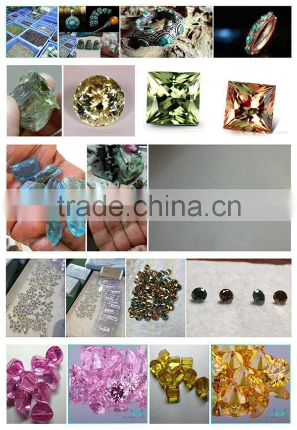 Wuzhou gem hot gemstone Processing Loose 10x12 #106 blue Synthetic Gemstone Spinel gems for sale