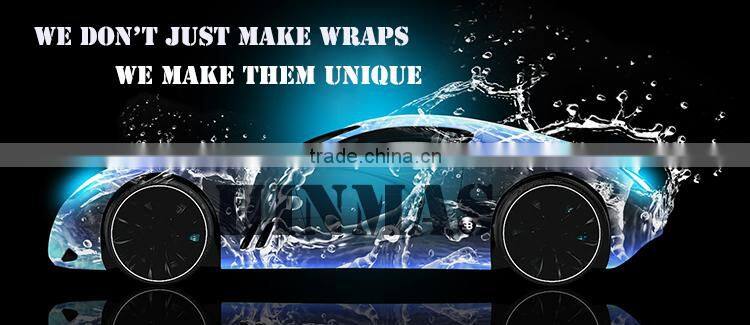 hinmas 1.52x30m air free bubbles carbon fiber 4d vinyl wraps high glossy