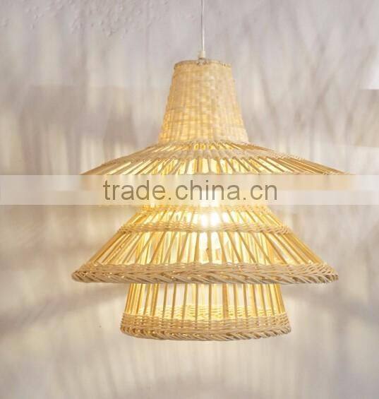 Decorative Handmade Wood Bamboo Pendant Light/Lamp Modern Chandelier