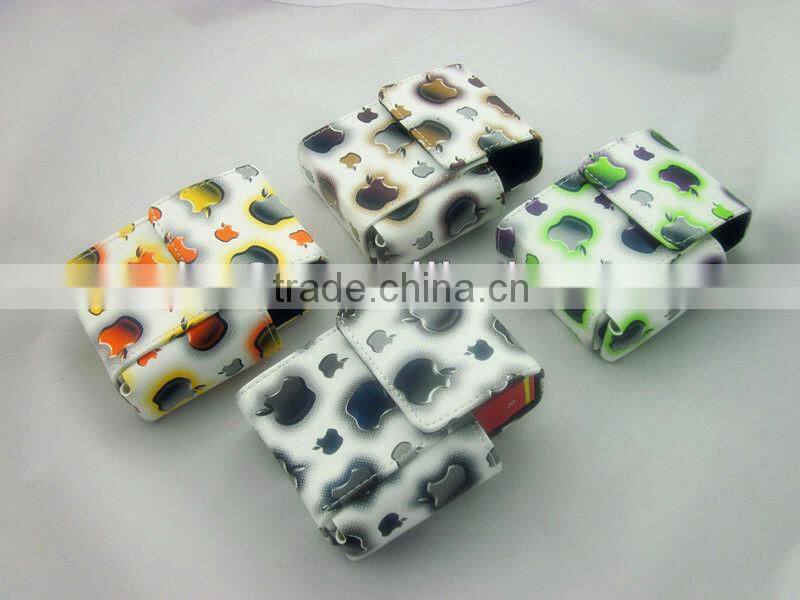 leopard print pu leather cigarette case cigarette holder leather pouch for cigarette pack