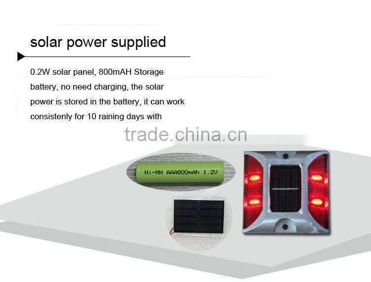 Aluminum Solar Powered Cats Eyes,Reflective Road Stud