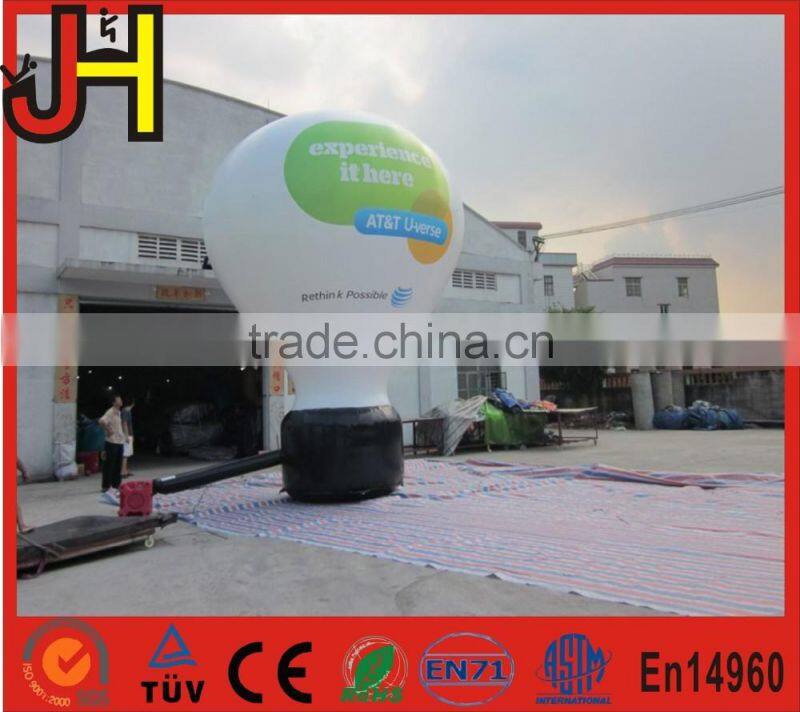 Alibaba self inflating balloons, customized size inflatable ground balloon