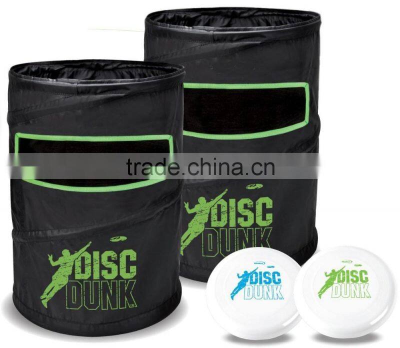 Spring Disc Slam Backyard Game Set/Frisbee Flying Disc Game