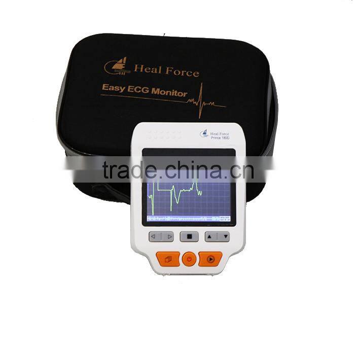 Portable Easy ECG EKG Handheld Heart Rate Monitor Sensor PRINCE 180D -Maggie