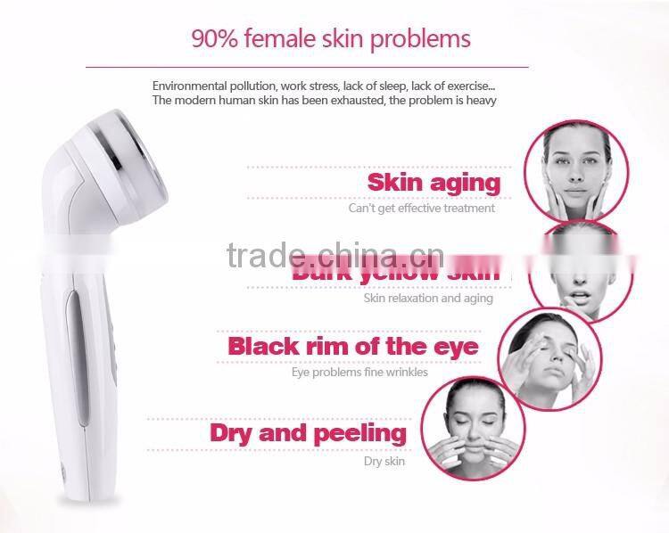 Color Photon Ultrasonic Firming Massage Pull Skin Facial Spa Instrument