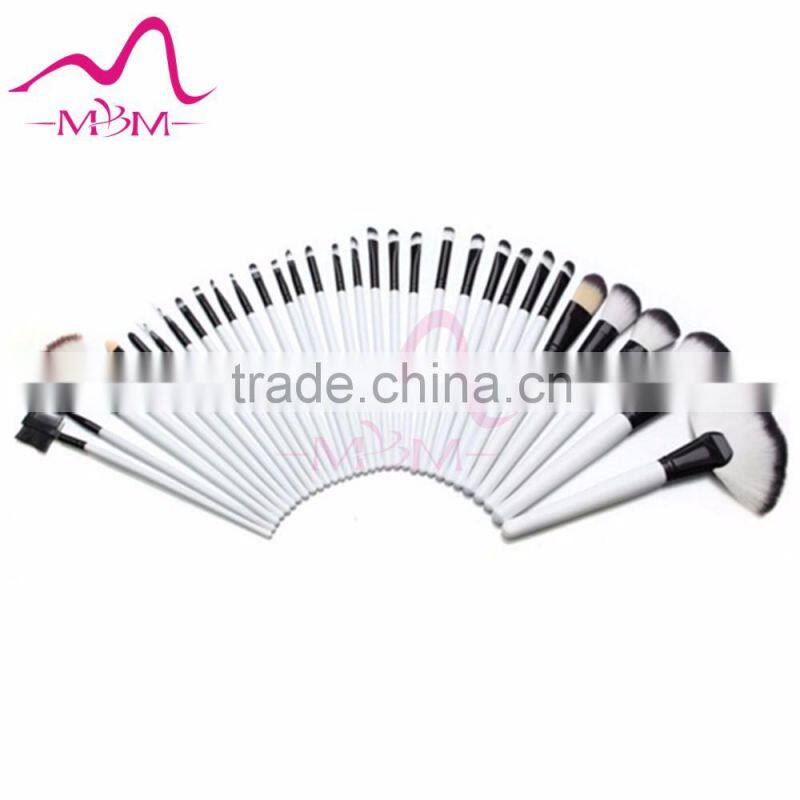 Goat Hair Wood Handle Aluminum Ferrule Plastic Handle Face brush