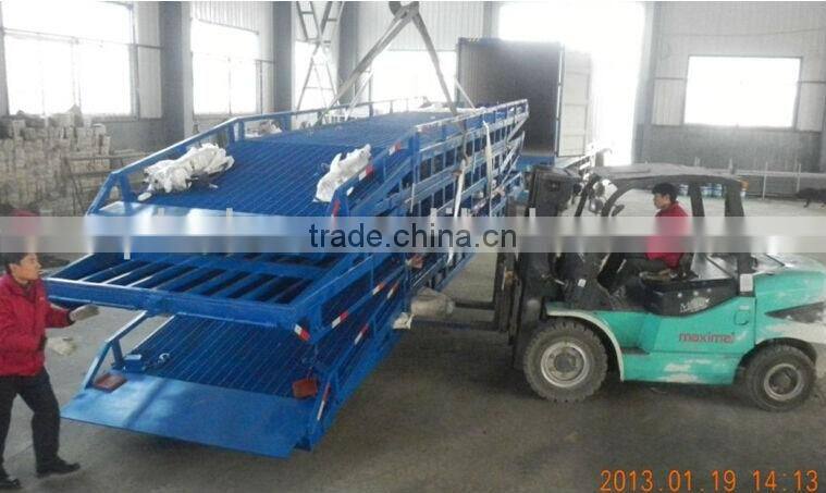 mobile hydraulic container loading ramps