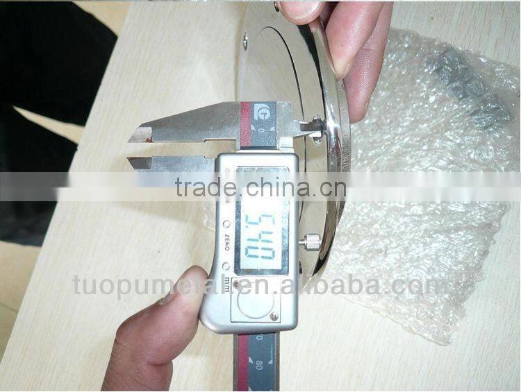 6 inch stainless deck plates,round boat deck plates