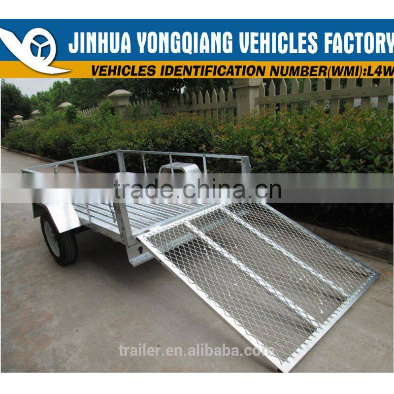 5 x 8ft utility trailers with ramp used for Amercian market /landscape trailer