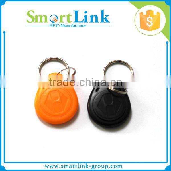 passive waterproof T5577 chip rfid key tag,ABS colorful customized key fob