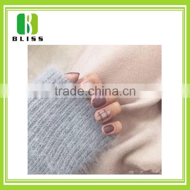 Popular White Lace Strip Style Nail Art Decals colorful waterproof self adhesive 3d nail sticker