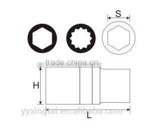 3/8" DR SOCKET CR-V