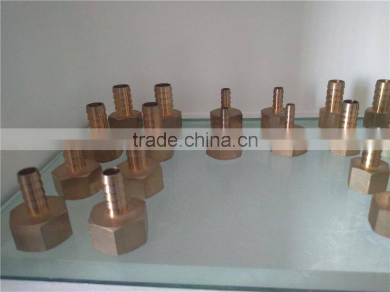 brass hydraulic female Hose Barbed Splice Fitting/brass hose barb connector