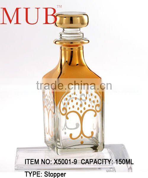 2013 Modern Fashion New Design Crystal Perfume Bottle With Free Mold