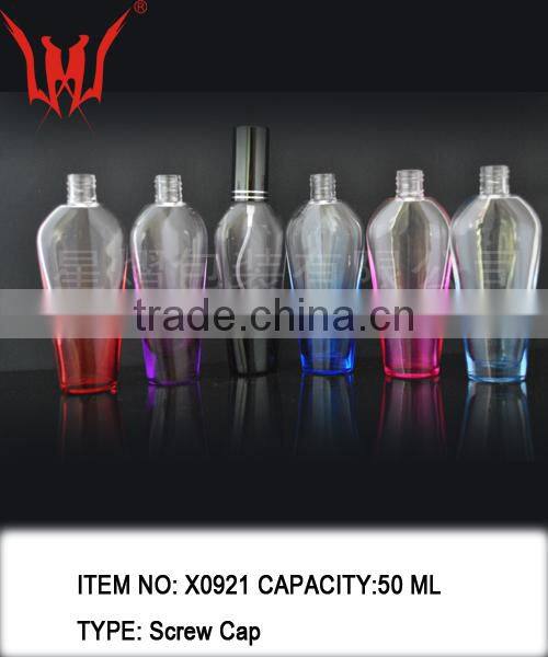 100ml colored nice perfume bottle with color glass