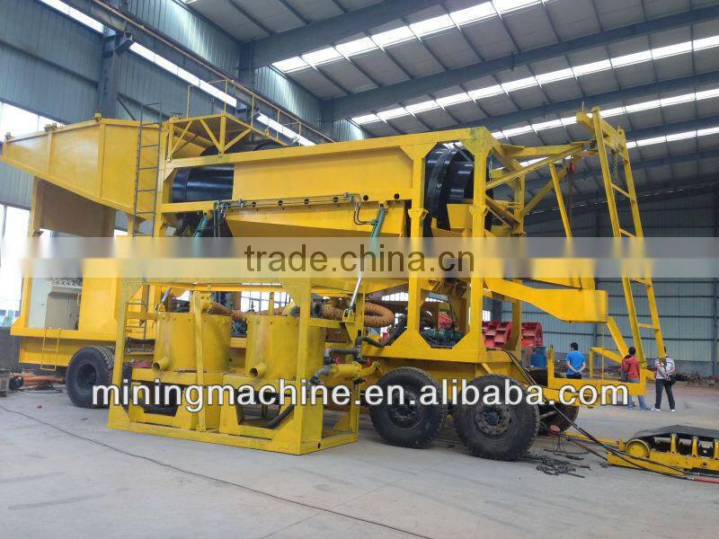 Movable gold Wash Plant in Southeast Asia With Patent For Sale