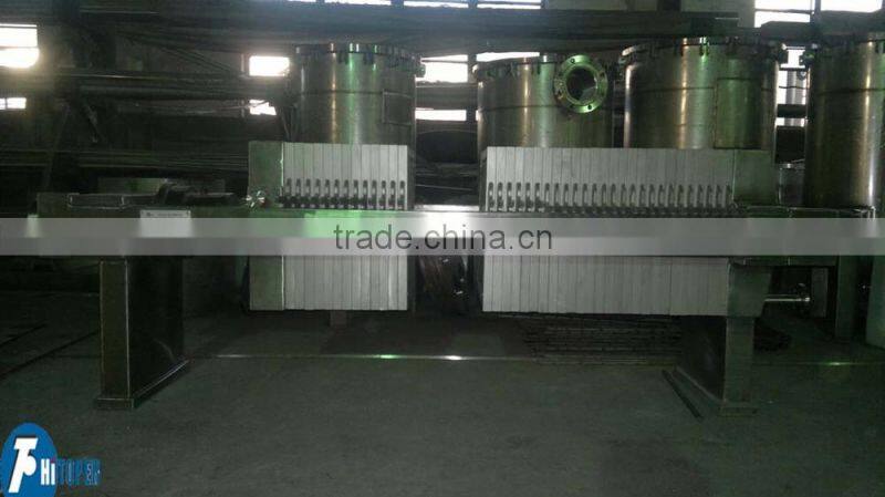 Medicine industry used stainless filter press, SUS304 or SUS316