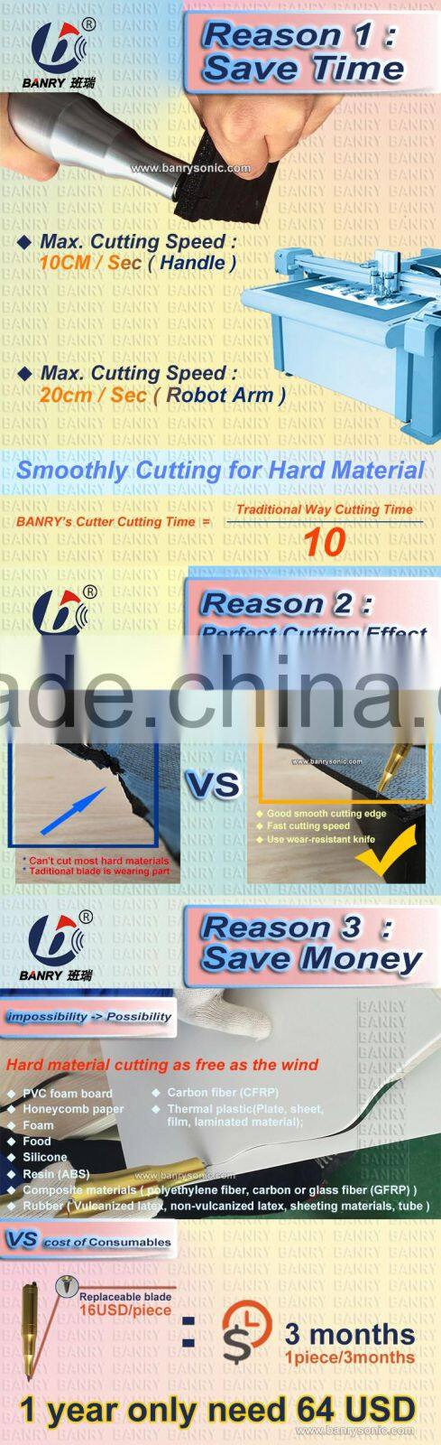 Multi Function Ultrasonic Ultrasound PVC Foam Board Cutting Machine