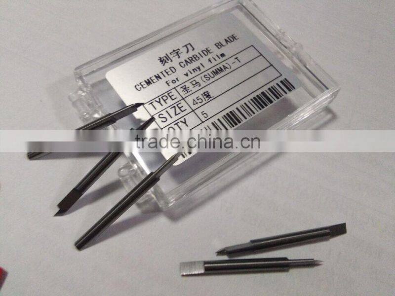 Carbide plotter cutter with long working life